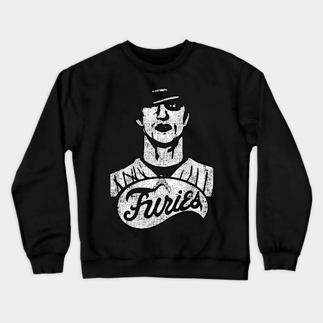 Baseball Furies WHITE RETRO Crewneck Sweatshirt by DKornEvs